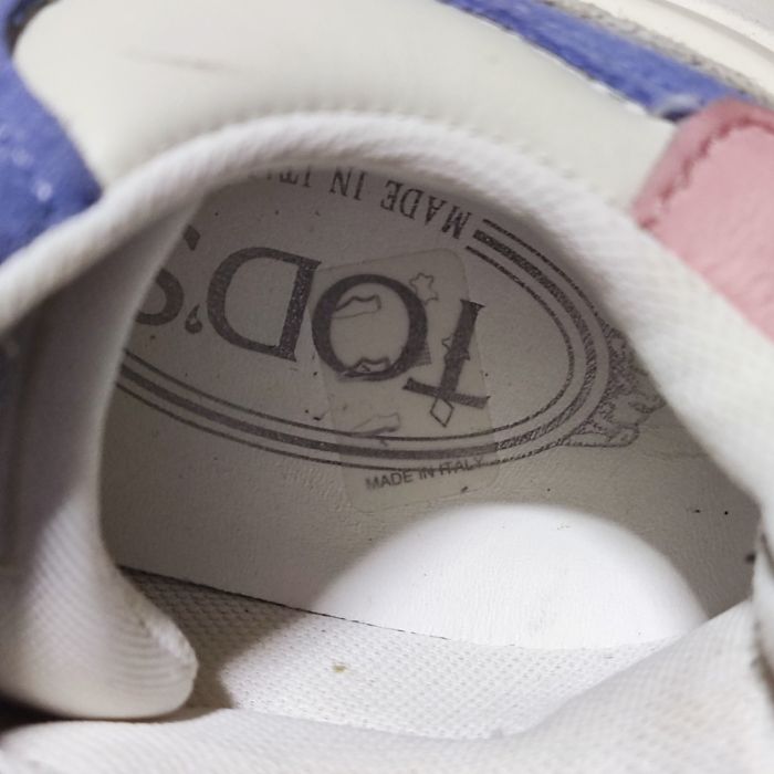 Tod's Color-block suede and leather sneakers