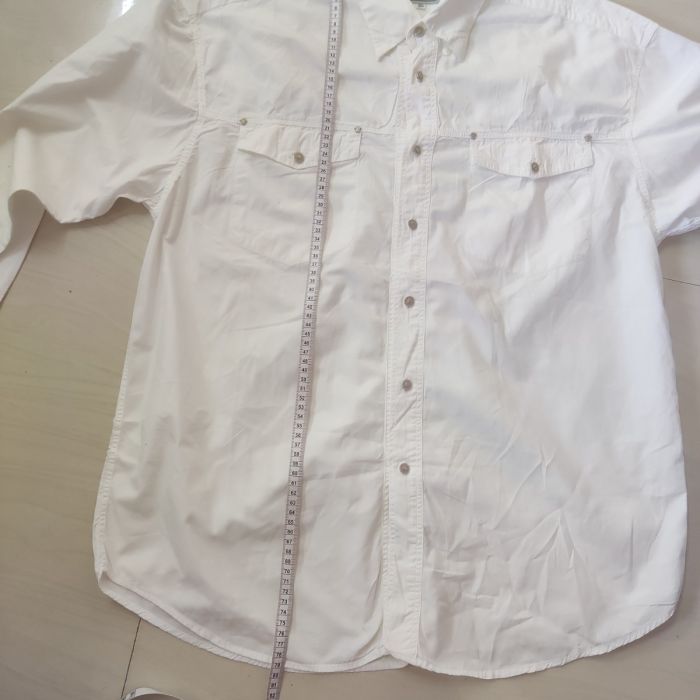 Versace Jeans Couture White Cotton XXL Long Sleeve Shirt
