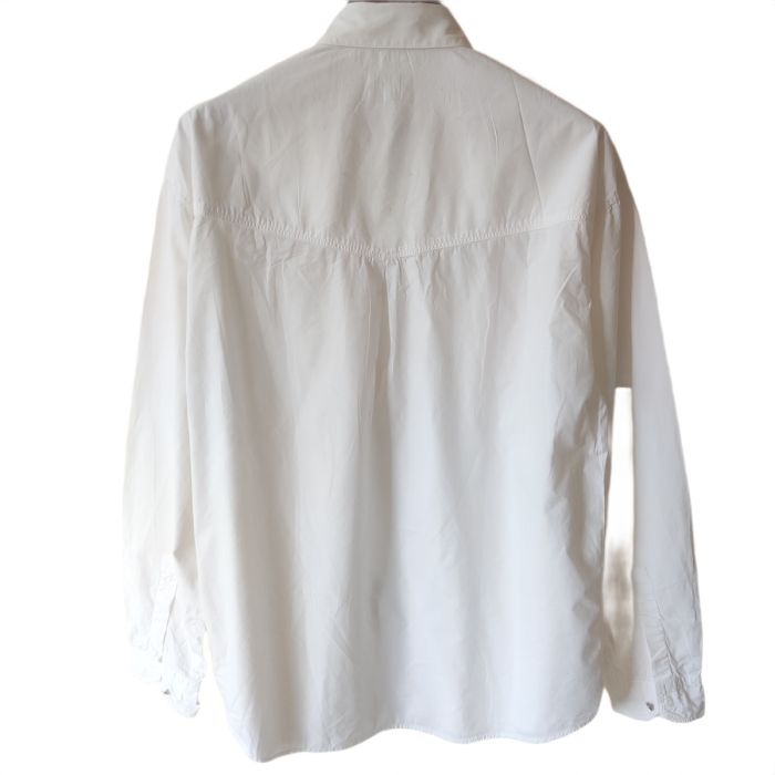 Versace Jeans Couture White Cotton XXL Long Sleeve Shirt