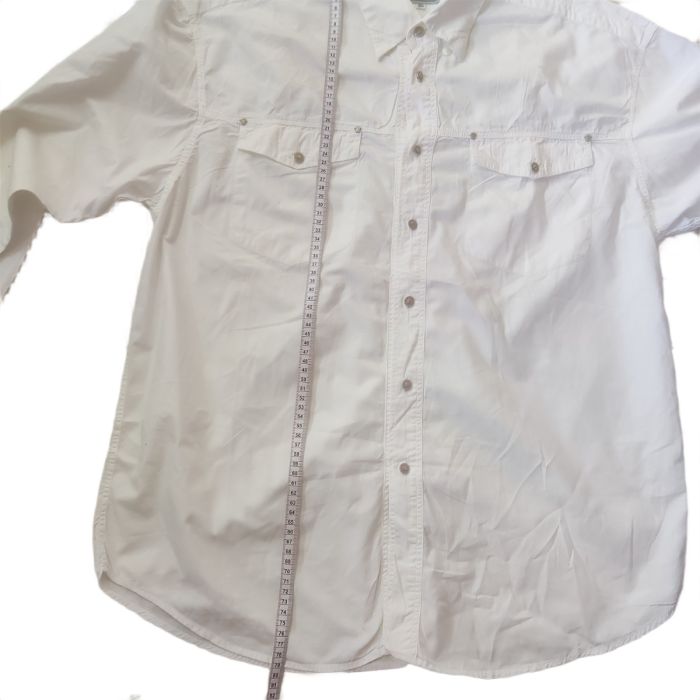 Versace Jeans Couture White Cotton XXL Long Sleeve Shirt