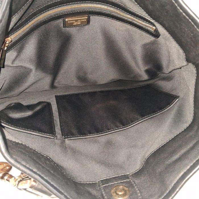Versace Leopard Barocco Print Tote Bag