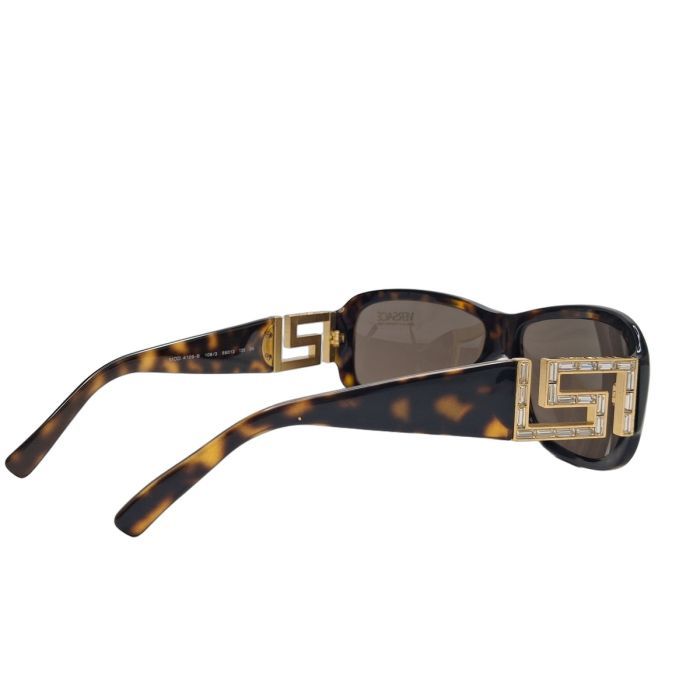 Versace MOD. 4109 Tortoiseshell Oversized Sunglasses