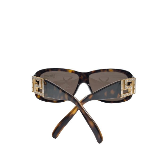 Versace MOD. 4109 Tortoiseshell Oversized Sunglasses
