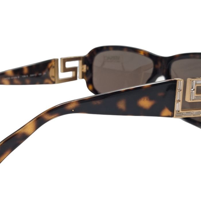 Versace MOD. 4109 Tortoiseshell Oversized Sunglasses