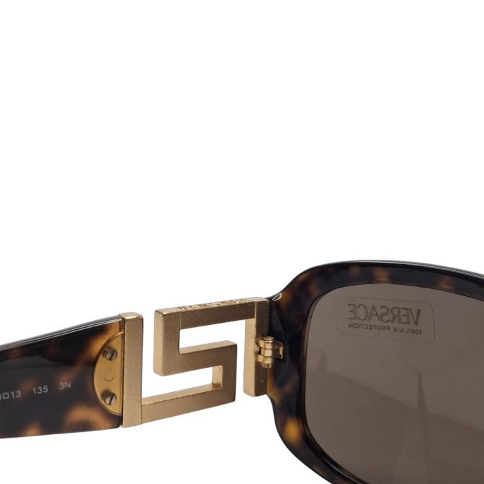 Versace MOD. 4109 Tortoiseshell Oversized Sunglasses