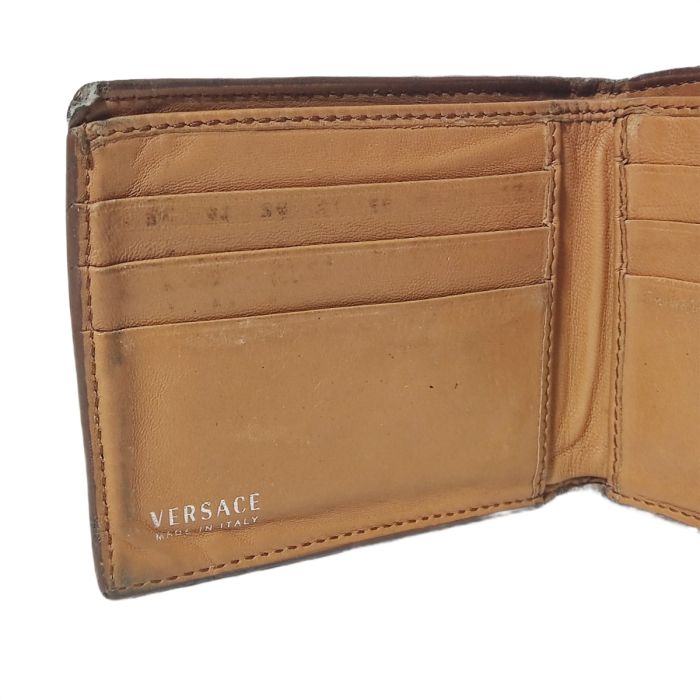 Versace Python Leather Mens Wallet