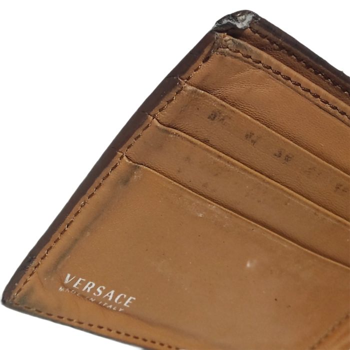 Versace Python Leather Mens Wallet