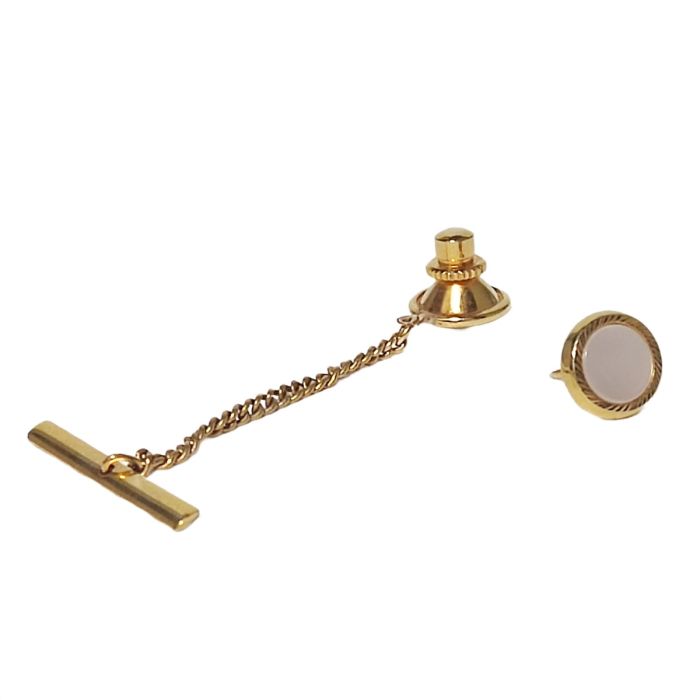 Yves Saint Laurent MOP Brooch Pin