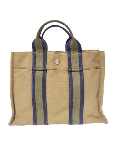 Hermes Mini Canvas Handbag