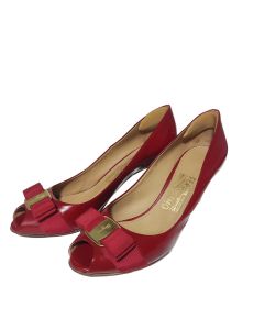 Salvatore Ferragamo Red Patent Leather heels