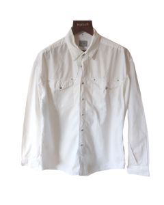 Versace Jeans Couture White Cotton XXL Long Sleeve Shirt