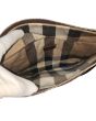 Burberry Zip Canvas & Leather Pouch