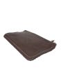 Burberry Zip Canvas & Leather Pouch
