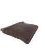 Burberry Zip Canvas & Leather Pouch