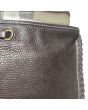 Burberry Zip Canvas & Leather Pouch