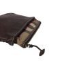 Burberry Zip Canvas & Leather Pouch