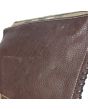 Burberry Zip Canvas & Leather Pouch