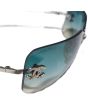 Chanel 4017-d Crystal CC Rimless Sunglasses