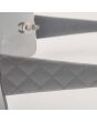 Chanel Quilted Leather Temple 4157-Q Shield Sunglasses