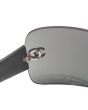 Chanel Quilted Leather Temple 4157-Q Shield Sunglasses