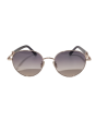 Ferragamo SF315SLBK Round Sunglasses