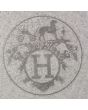 Hermes Mosaique au 24 Square Plate 23 x 23 cm Platinum Silver porcelain 