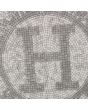 Hermes Mosaique au 24 Square Plate 23 x 23 cm Platinum Silver porcelain 