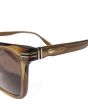 Lacoste Metal Crocodile Logo Wellington Sunglasses
