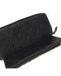 Louis Vuitton Black Monogram Empreinte Clemence Wallet