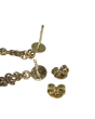 Louis Vuitton Crystal 'LV' Gamble Drop Earrings