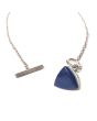 Louis Vuitton Limited Edition Sterling Silver Lariat And 2007 Cup Necklace