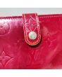 Louis Vuitton Vernis  Wallet Red