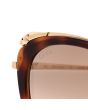 Panthere De Cartier Cat Eye Sunglasses Tortoise 