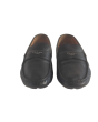 Prada Leather Logo Driving Loafer 2DD165 Black 