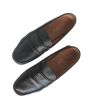 Prada Leather Logo Driving Loafer 2DD165 Black 