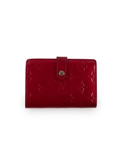 Louis Vuitton Vernis  Wallet Red