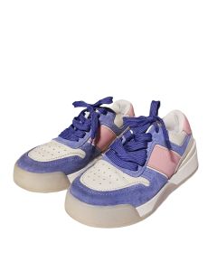 Tod's Color-block suede and leather sneakers