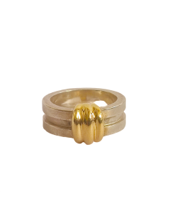 Tiffany & Co. 18k Gold & Silver Ring