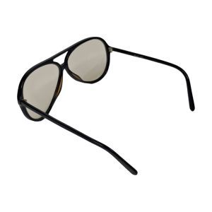 Persol Black Acetate Double-Bridge Sunglasses