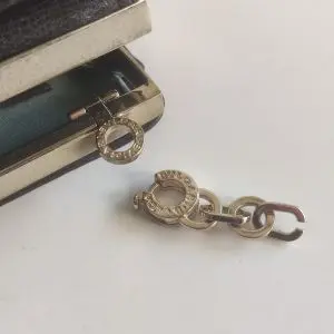 Bvlgari Python Leather Clutch 