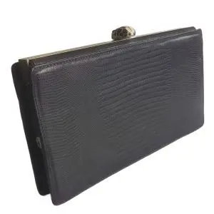 Bvlgari Python Leather Clutch 