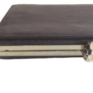 Bvlgari Python Leather Clutch 