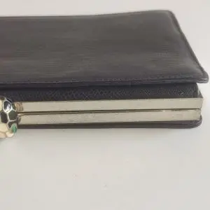 Bvlgari Python Leather Clutch 