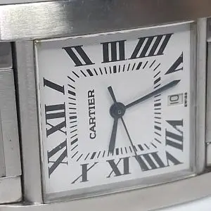 Cartier Tank Française Stainless Steel Watch