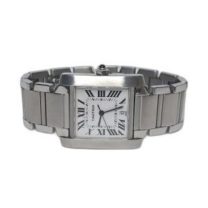 Cartier Tank Française Stainless Steel Watch