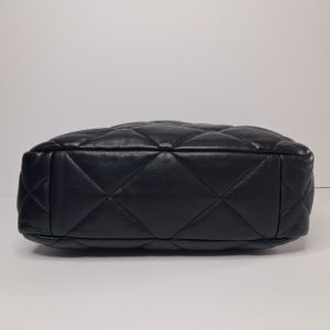 Chanel Black Quilted Chain Tote Bag