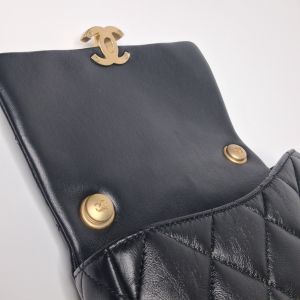 Chanel Black Quilted Lambskin Mini Flap Bag