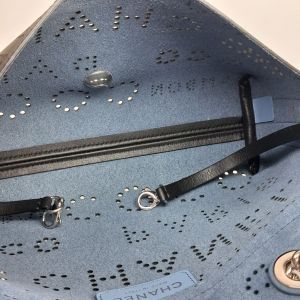 Chanel Perforated Leather Flap Bag