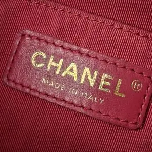 Chanel Quilted Leather Bucket Bag