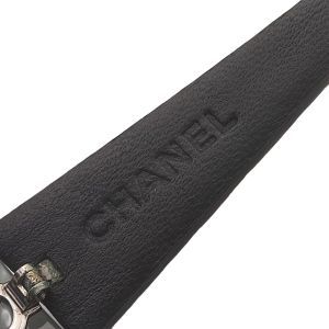 Chanel Quilted Leather Temple 4157-Q Shield Sunglasses